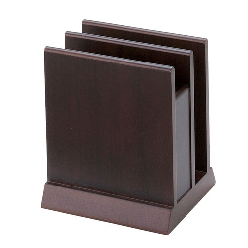 木目柄メニュー&ナフキンスタンド MD−2W 茶