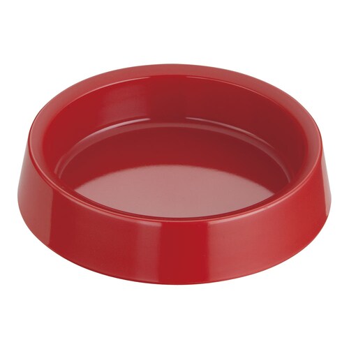 メラミン カラー灰皿 A−273 丸 〈赤〉