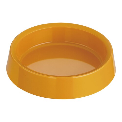 メラミン カラー灰皿 A−273 丸 〈黄〉