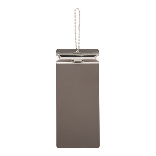 伝票クリップ EDC−20 中 茶(チェーン付)