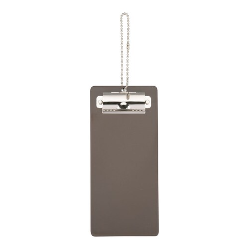 伝票クリップ EDC−30 小 茶(チェーン付)