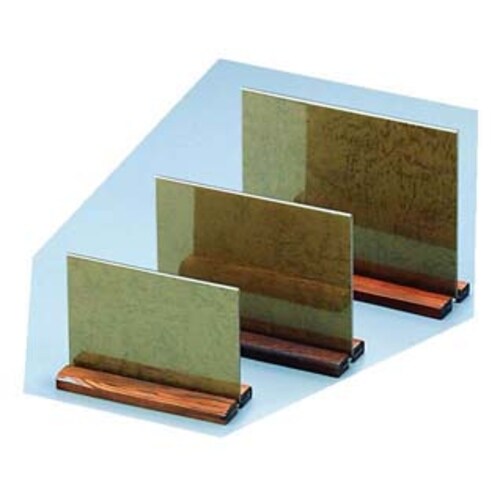 和風メニュー立 (焼杉足) 中