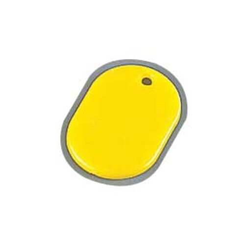 スチロール 番号札 無地 大 イエロー 50枚入