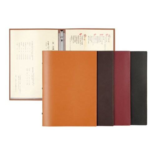 メニューブック スリム B−KM 金茶