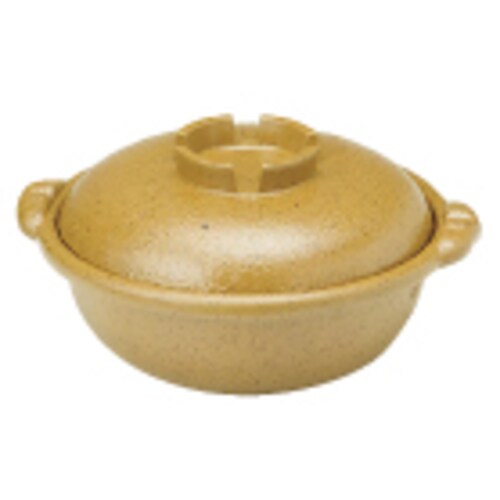 アルミ合金 黄瀬戸土鍋風鍋 30cm