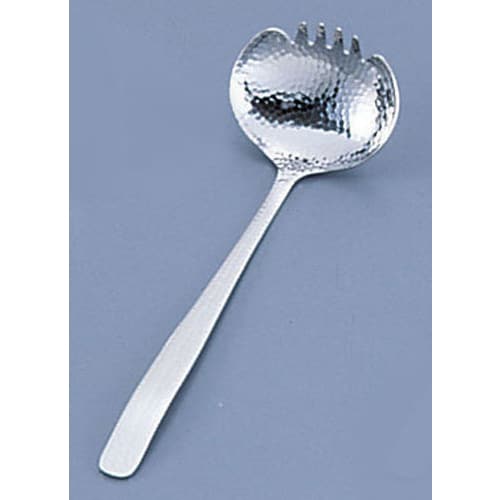 18−8食道楽 槌目櫛付お玉