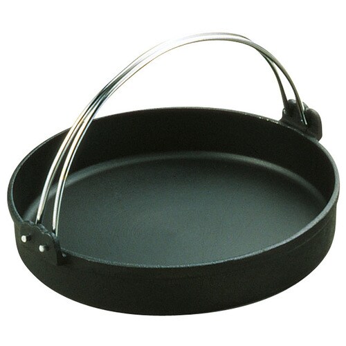 トキワ 鉄すきやき鍋 黒ツル付 24cm