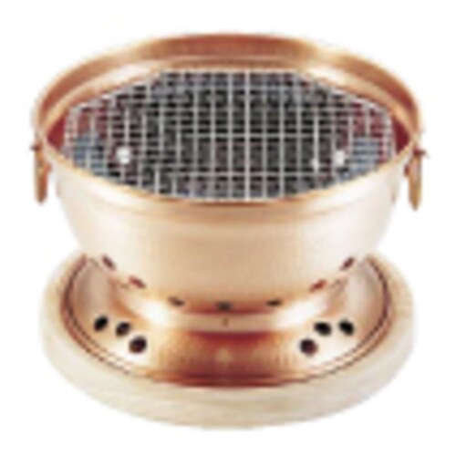 銅 炭用水コンロ(台付)