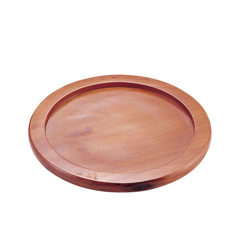 丸型プレート補強リング付 専用木台 30cm用