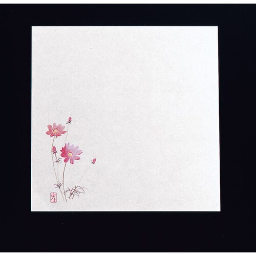 耐油懐敷18角(100枚入) 秋桜 M30−225