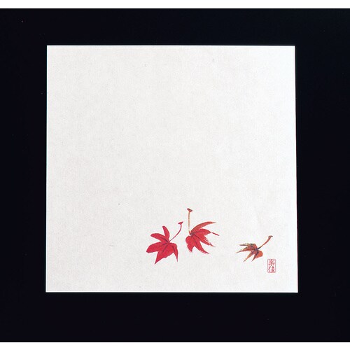 耐油懐敷18角(100枚) もみじ M30−227