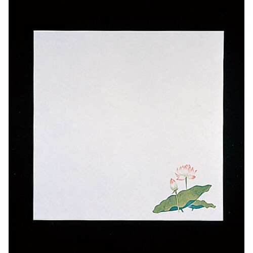 四季耐油天紙(小) はす (100枚入)