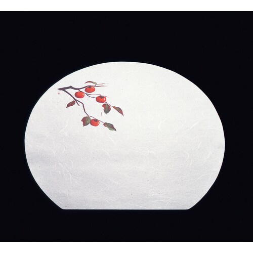 尺3半月枯淡懐石まっと(100枚入) 柿