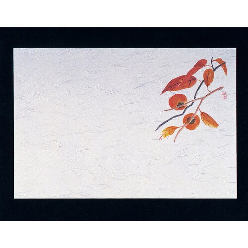 四季紙・千寿(100枚入) 柿 M30−211