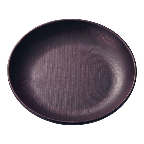 ウォールナ プレート 21cm ダークブラウン