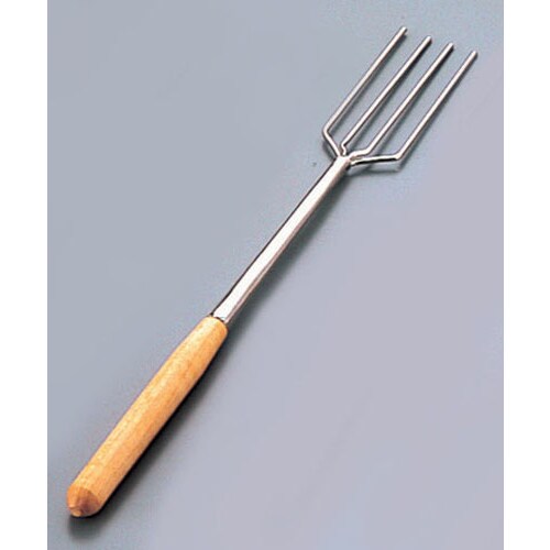 (T)木柄チョコレートフォーク 4本先