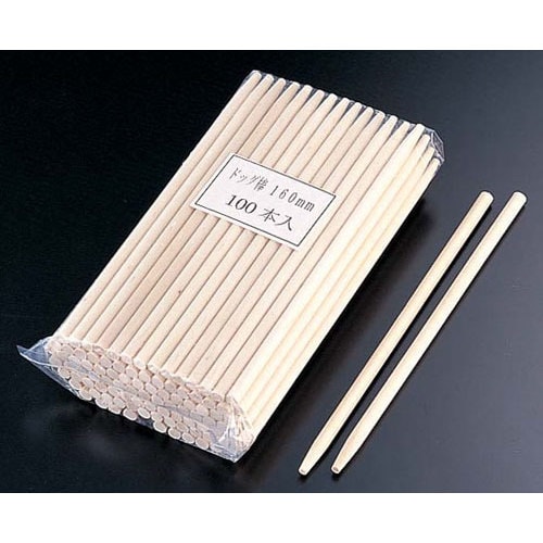 木製 ドック棒(100本束) 140mm