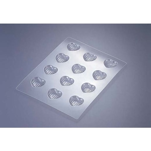 チョコモールド ハートライン No.1926