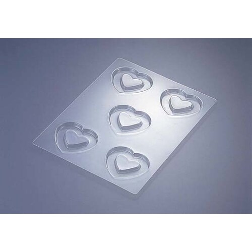 チョコモールド ハートリング No.1928