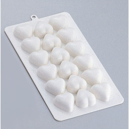 チョコレート流し型 ハート18PCS No1307