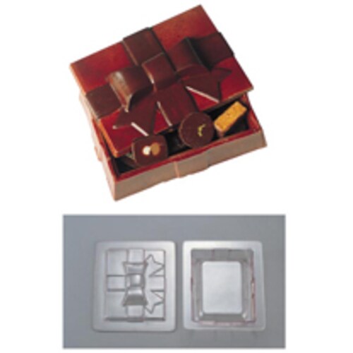 チョコレートモルド ボックス型 EU−648