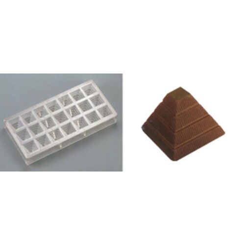 チョコレートモルド ピラミッド DRC−1260