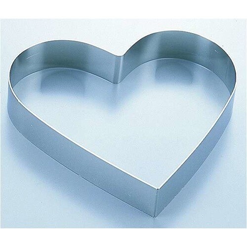 18−8セルクルリングハート 浅型 No.1240