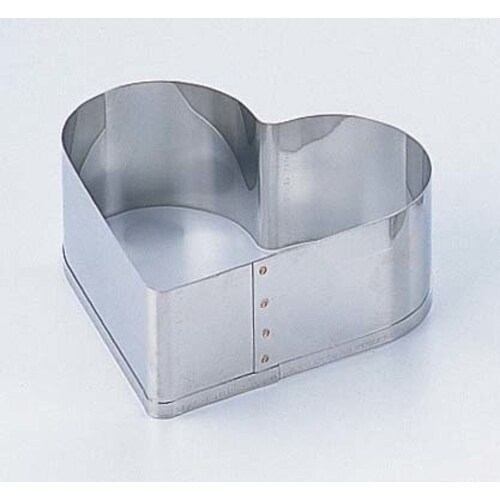 18−8 刃付セルクルリング ハート型 12cm