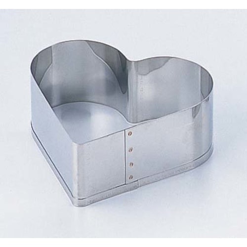 18−8 刃付セルクルリング ハート型 15cm