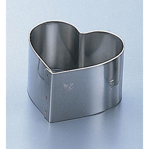 18−10ケーキリング ハート型 3077−06