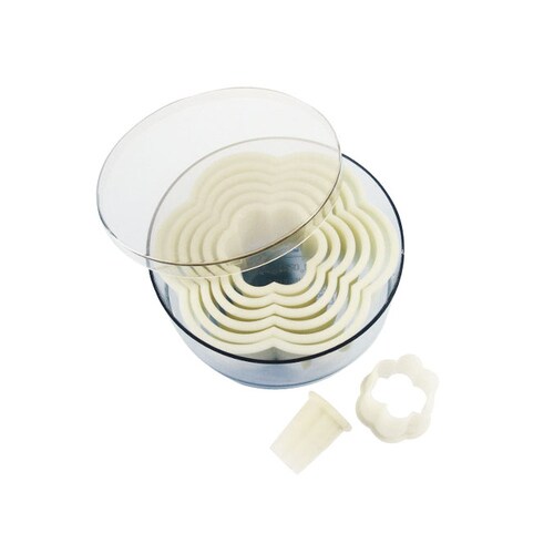 樹脂製パテ抜 花形 8PCSセット 4303.00