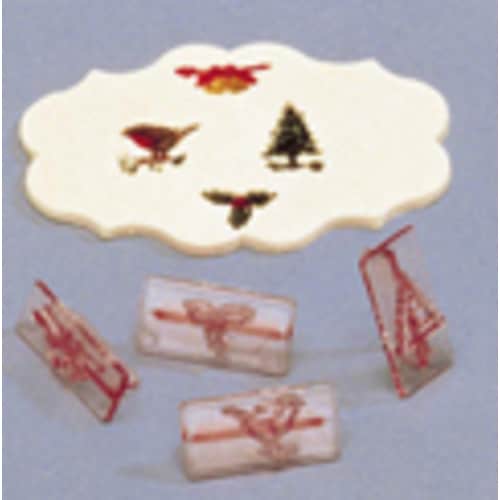 クリスマスエンボス押型4pcsセット CDE283