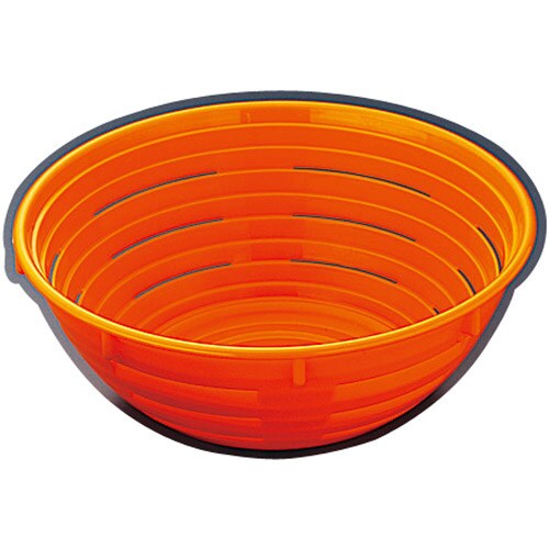 醗酵カゴ丸型(PP)48719 オレンジ