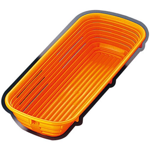 醗酵カゴ長角型(PP)48769 オレンジ