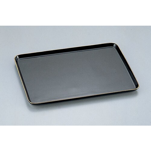 陶器製ケーキトレー角型 EM−16−KS(金線入)