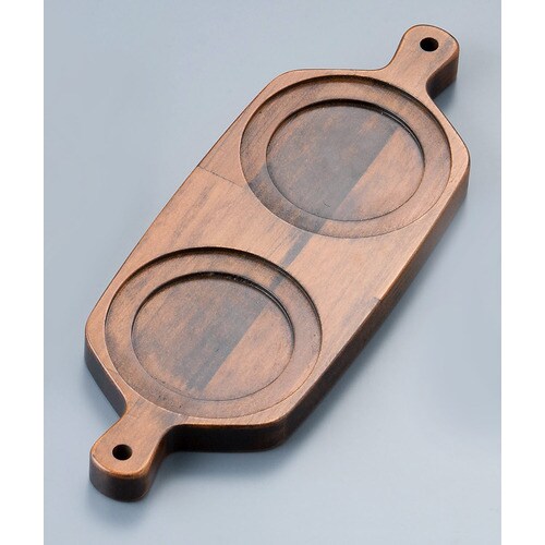 南部鉄器 ハットパン用木台 スクエア W