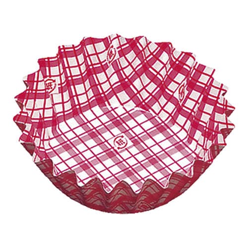 紙カップ ココケース 丸型(500枚) 9号深 赤