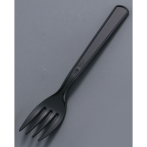 使い捨てフォーク #160(500本入) 黒 袋入