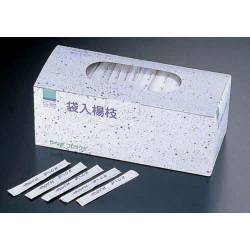英文字付袋入楊枝(1000本入)