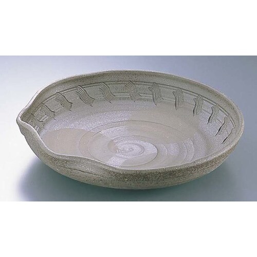 炭化土ぼたもち11.0大皿 深 B03−29