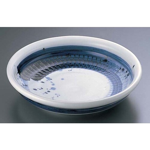 ごす刷毛目8.0大皿 深 B03−34
