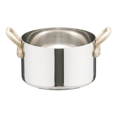 UK18−8プチ半寸胴鍋(蓋無) 9cm