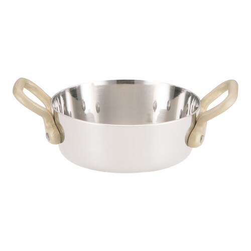 STプチテーパーパン両手浅型鍋 (蓋無) 8cm
