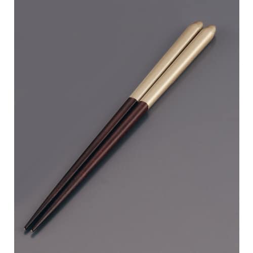 木製 ブライダル箸(5膳入) オーク/ゴールド