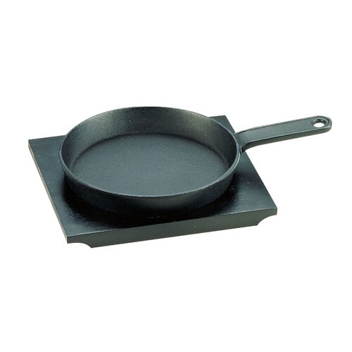 SAアルミステーキ皿 柄付