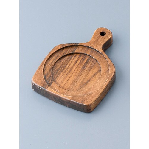 南部鉄器 ハットパン用木台 スクエア S