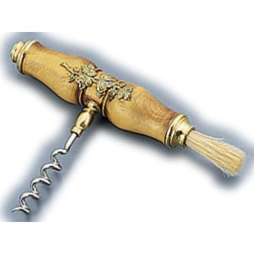 木柄コルクスクリュー No.5507 (ブラシ付)