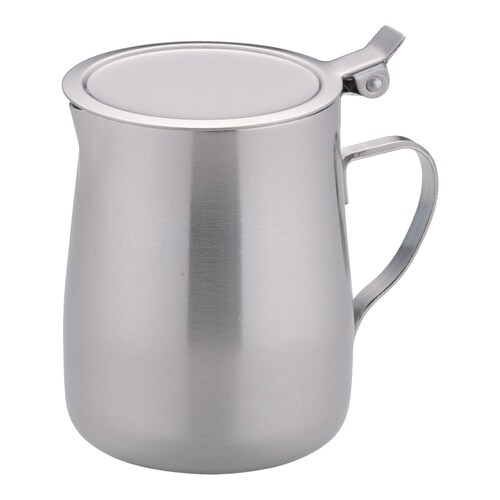 18−8ミルクピッチャー 蓋付5人用