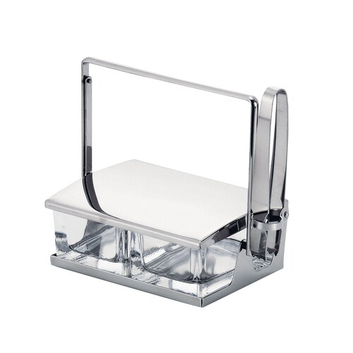 ガラス薬味入れ No.825(2ヶ仕切)