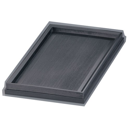 SA黒・長角トレー 大 N−7−9
